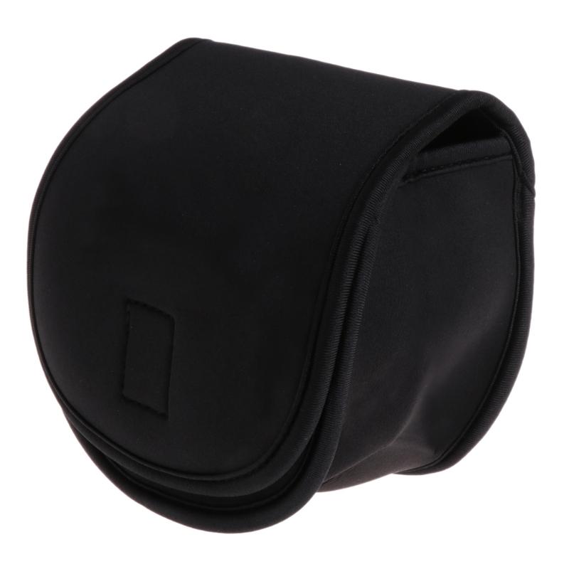 Drum Spinning Raft Reel Fishing Protective Holder Spinning Reel Black for Case C
