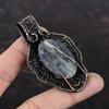 Iolite Sunstone Pendant Copper Wire Wrapped Pendant Iolite Sunstone Jewelry Handmade Gemstone Pendant Copper Wire Wrap Jewelry Gift For Him