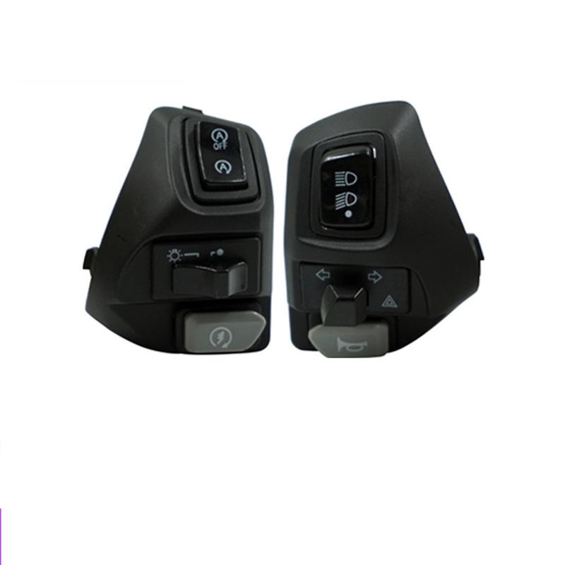 Handlebar Control Switch Button Motorcycle Headlight Fog Light Turn Signal Switch For AEROX155 Motorcycle Handle Seat Switch