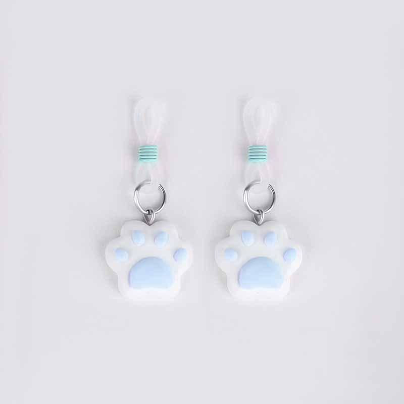 Women's Wearable Erotic Double Peaks SM Nipple and Vaginal Clamps