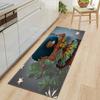 African Women'S Theme Carpet Long Floor Mat Doormat