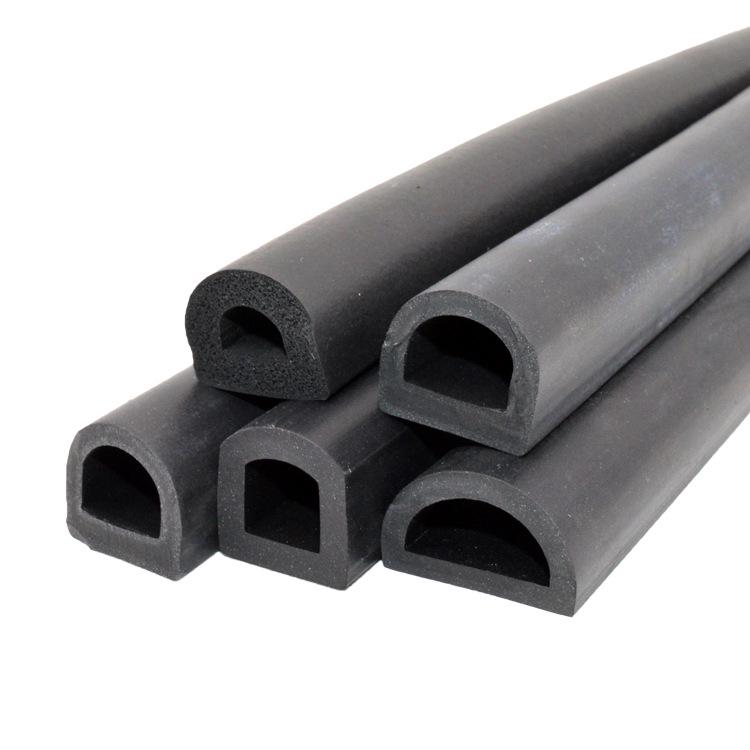EPDM Foam D-Type Self-Adhesive Seal Strip: Soundproof, Dustproof, Anti-Collision for Doors and Windows