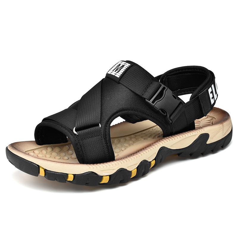 fashion Men's Sandals Summer Beach Shoes Casual Roman Shoes Outside Breathable Mens Sandals Summer Comfortable Light Sandalias Hombre