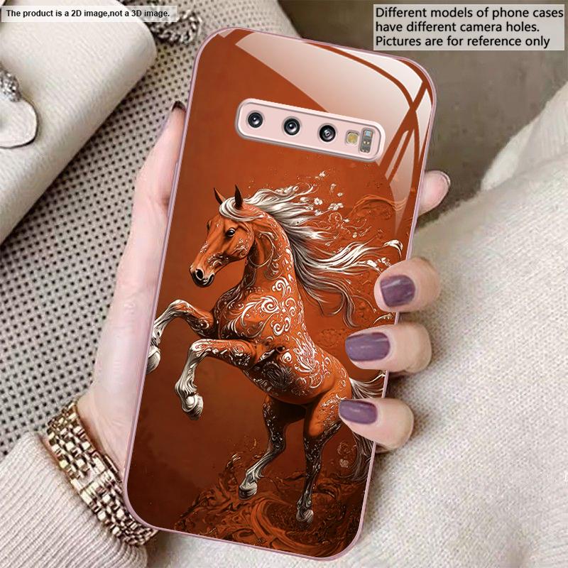 

Purple Rhyme White Tianma For Samsung S22 S8 S9 10 20 Ultra S21 Pro S22 Plus S23 FE S24 Ultra S25 Edge S25Ultra Glass Phone Case Galaxy S23+