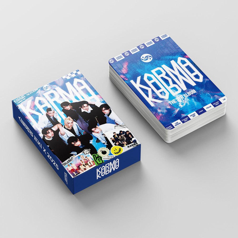 55 szt. Nowa Kolekcja Kart Skzoo 4. Album Studyjny Straykids Karma Dodatki Karta Lomo Ręcznie robiona Pocztówka Dodatki