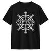 Captain First Mate Matching Set Pontoon Boat Sailing Tshirt Beach Leisure Tshirts Pure Cotton Oneck Oversized Clothing