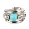New Alloy Snake Bracelet Stacking Gold Color Multi Layer Bracelet Silver Color Punk Three Layer Bangle Jewelry Accessories