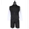 Anime Black Butler 2 Kuroshitsuji Alois Trancy Uniform Outfits Cosplay Kostýmy Kompletní sada (svrchní + vesta + košile + šortky + motýlek)