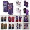 Pánské basketbalové tričko Vince Carter 15 Tracy McGrady 1 Retro Šité NBA Styl Bez rukávů V-výstřih Bavlněné Sportovní tričko