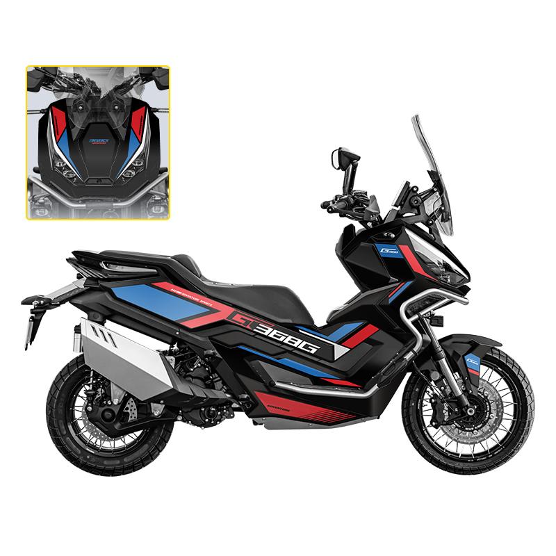 For ZONTES 368G Motorcyle Pattern Fairing Stickers Kits Pasted On Body Paint Parts Area Accessories Decoration Stickers
