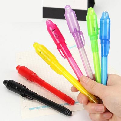 12 Stück Stift mit unsichtbarer Tinte und UV-Licht, Party-Geschenke, Nachrichten-Spionagestift, Geschenktütenfüller, Mystery Solving Pen
