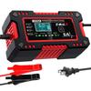 Car Battery Charger Overvoltage Protection Voltage Temperature Detection Intelligent Pulse Repair For SUV Motorcycle Truck 12V 6A Digital LCD Display