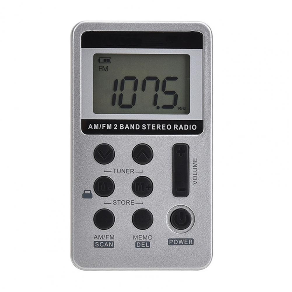 1 Set Useful Radio  LCD Display Battery Operated Digital Radio  Lock Key Digital Radio