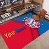 Tappeto Personalizzato Modello Bayern Monaco Stampa Nome Testo Morbido Antiscivolo Tappeto per Pavimento per Decorazione Interna Casa