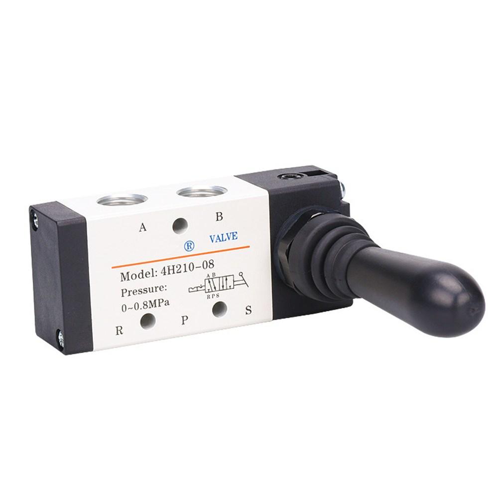 

4H210-08 4H310-10 4H410-15 Hand Manual Lever Operate 5 Way Port 2Position Air Control Pneumatic Valve 1/4 3/8 1/2 BSP Thread 4H210-08