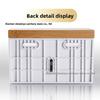 Wall-mounted Bamboo Toilet Paper Holder for Bathroom, Elegant Roll Organizer