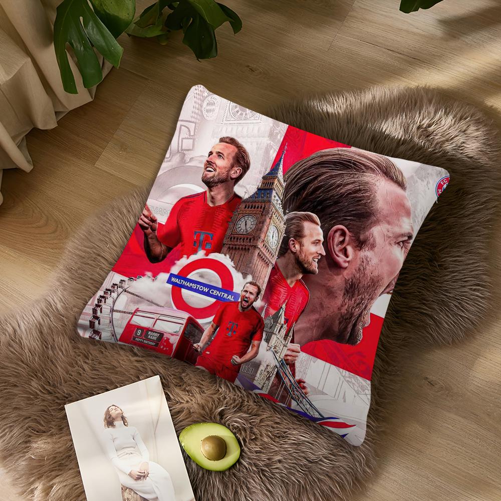 Football H-Harry K-Kane Pillow Case Living Room Home Sofa Office Shop Cover Printing Comfort Decoration Nordic Simplicity