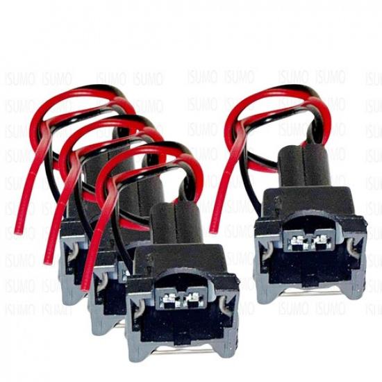 

Set of 4 Kit Electrical Connector for Fuel Injector Fits: Cruze Sonic