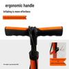 All-Steel Manual Inflatable Air Pump with Gauge and T-Handle for Bicycle and Outdoor Use