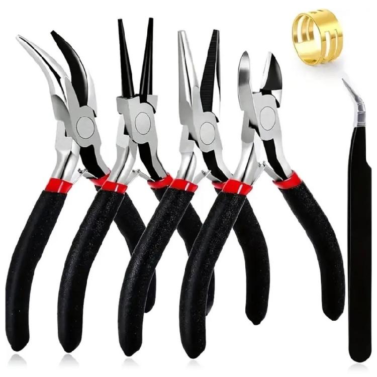 Multipurpose Jewelry Pliers Set Sturdy Steel Tool Set Practical Accessory for Elegant Designs Jewelry Making Work