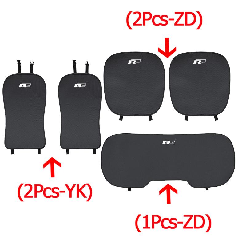 Voor VOLKSWAGEN VW Volkswagen Autostoelhoes IJszijde Kussen Beschermkussentjes Voor VW GTI Polo Golf Passat Tiguan Arteon Touareg CC