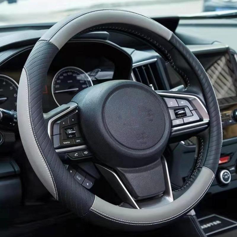 Umweltfreundlicher Lederlenkradbezug - Ganzjahresgriff in Weiß