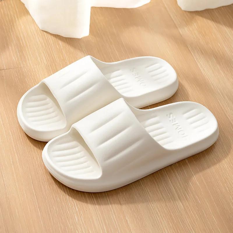 2025 Summer EVA Slippers for Women - Non-Slip Odor Resistant Thick Sole Stylish Couple Bathroom Shower Outdoor Slides