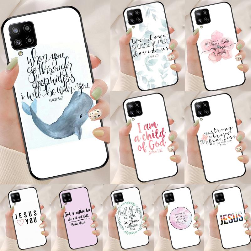 Bible Citáty Ježíš Bůh Pro Samsung Galaxy A56 A36 A26 A16 A05 A06 A22 A32 A52 A54 A34 A14 A55 A15 A53 A33 A35 Pouzdro