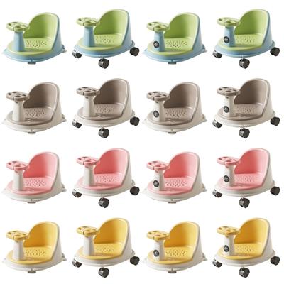 Sicherer Baby-Badeeinsatz für Säuglinge ab 6 Monaten Rutschfestes Design Leichter Duschstuhl für den täglichen Gebrauch zu Hause