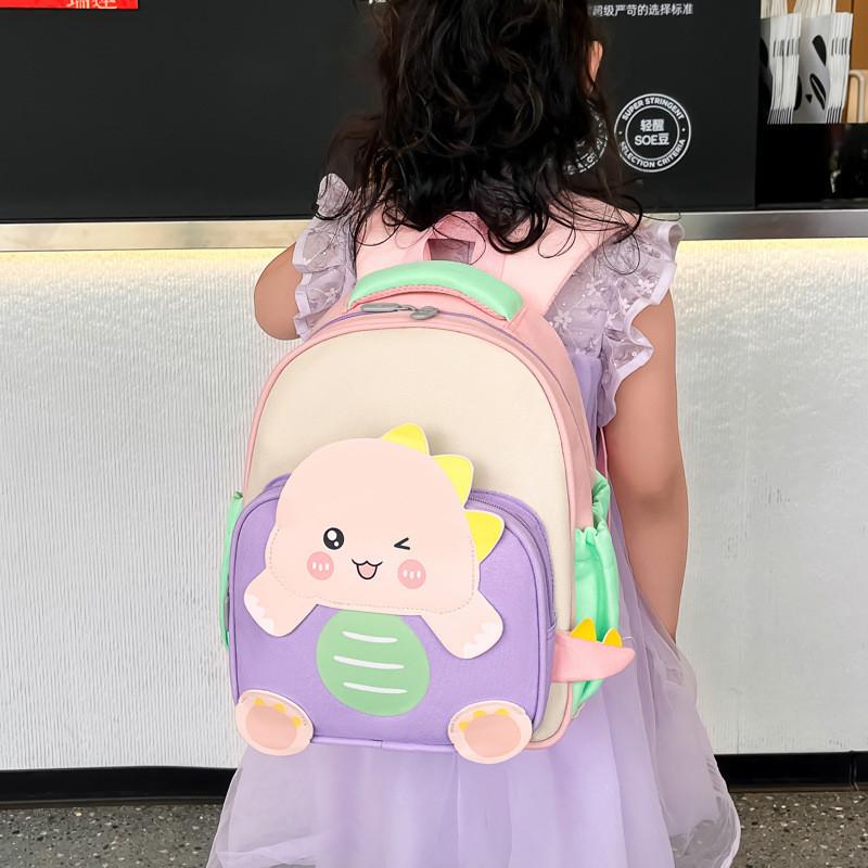 Trendy Lightweight Nylon Kids Backpack For School And Travel With Cute Cartoon Design