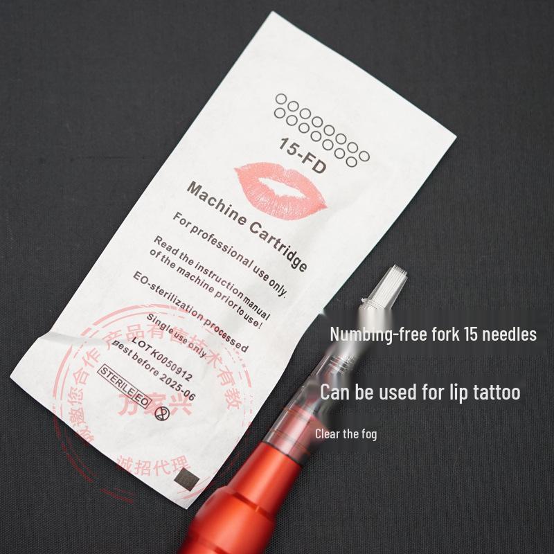 Microblading Instrument with Special Needle for Eyebrow and Lip Tattoo - No Numbing Cream Needed