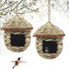 Pet Hanging Birds Nest Outdoor Hand-weaved Decorative Bird House Bird Cage Shelter For Garden Decoration