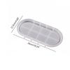 Resin Coaster Molds Oval Shaped Silicone Coaster Resin Moulds Cup Pads Molds Silicone Material for Epoxy Resin Casting