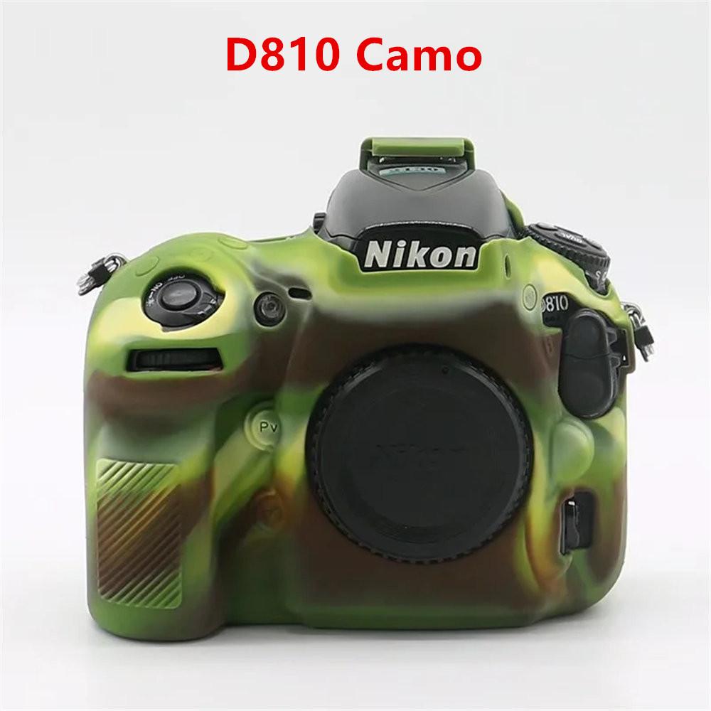 Soft Silicone Armor Camera Bag Case For Nikon D750 D780 D810 D850 D3200 D3300 D3400 D3500 D5100 D5200 DSLR Cover Body Skin