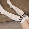 PXFS Japanese School Style Blue Striped Thigh High Stockings for Women