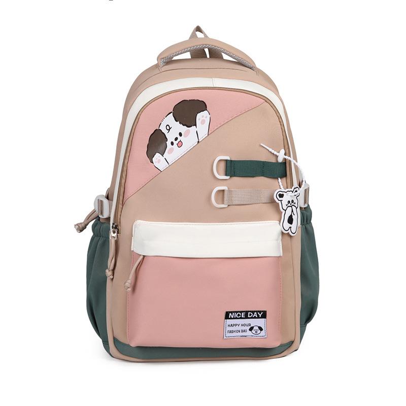 Schoolbag wholesale girls small fresh schoolbag ins Japanese high school students lightweight backpack cute girl contrasting backpack