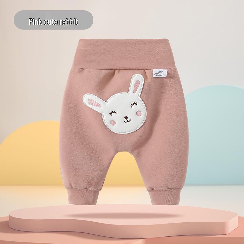 Mädchen Herbst/Winter High Waist Bauchschutzhose - Baby Alpaka Wolle und Baumwollmischung