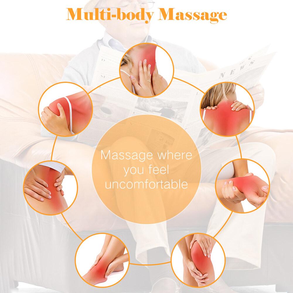 Mavi Ekran EMS Elektrikli Fizyoterapi Aleti Onlarca Masaj Makinesi Akupunktur Geri Tam Vücut Masaj Seti Ağrı kesici Gevşeme Sağlık