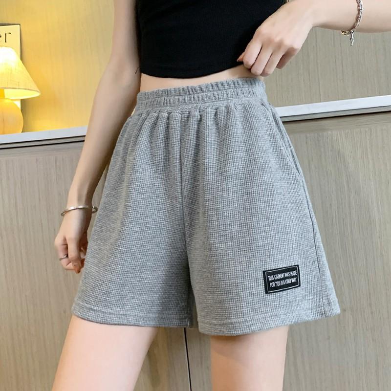 Moda Femei Pantaloni Sport Ocazional Talie Înaltă Femei Pantaloni scurti drăguți Eleganti Toate se potrivesc Pantaloni cu picioare late Nou