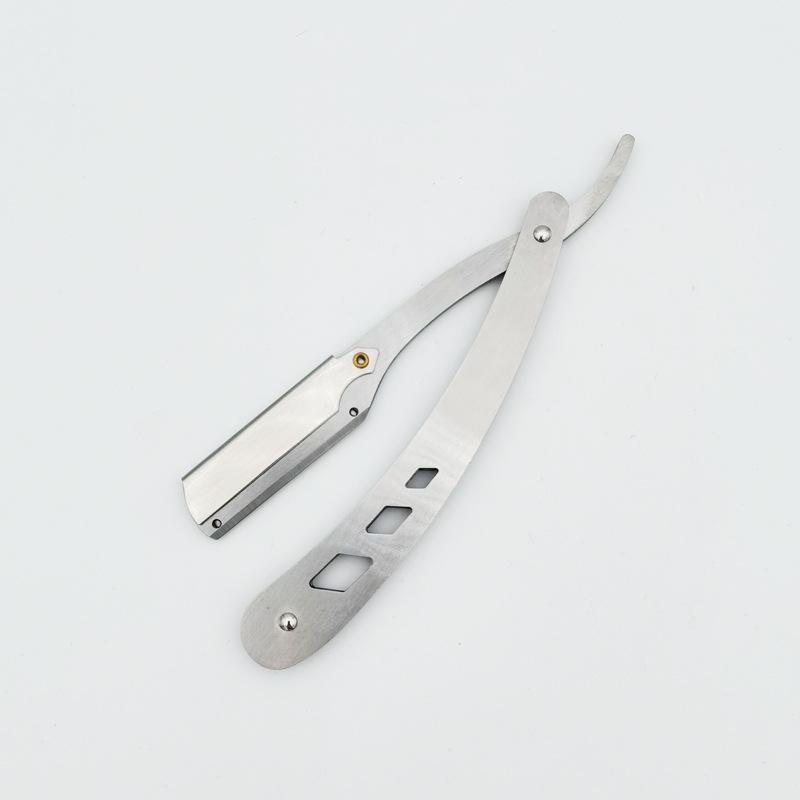 Men Barber Shaving Razors Folding Knife Unisex Hair Removal Tool Eyebrow Knife ( Blades Not Included) Multicolor Makeup Tool