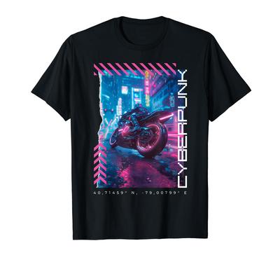 Cyberpunk Bike | Future Tokyo T-Shirt