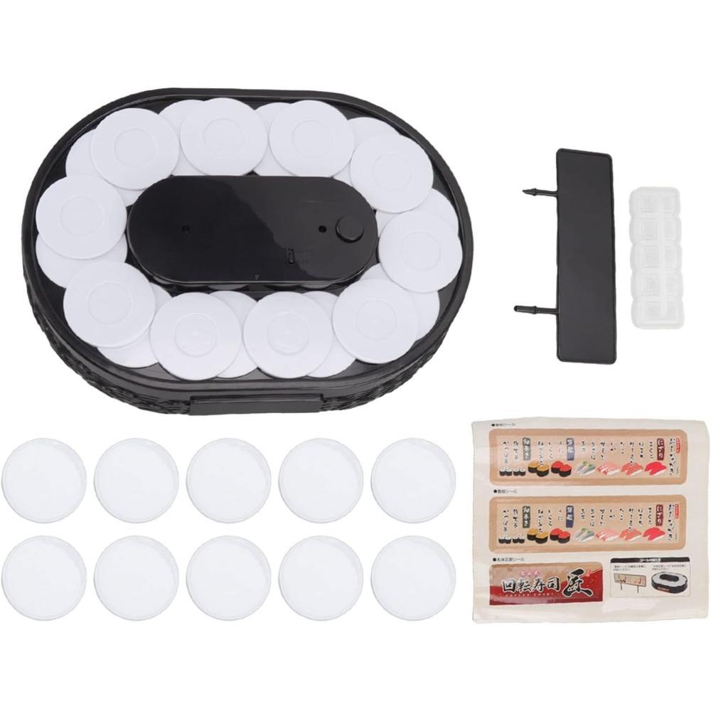 

Rotary Sushi Machine Rotating Dessert Table Automatic Rotating Table Display Stand Swing Tray Turntable For Sushi Dessert