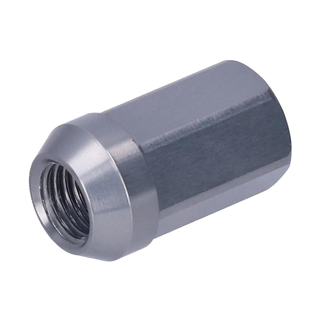20pcs Wheel Lug Nuts M12x1.5 Thread 1.3in Height 7075 T6 Aluminum Locking Lug NutsTitanium Color