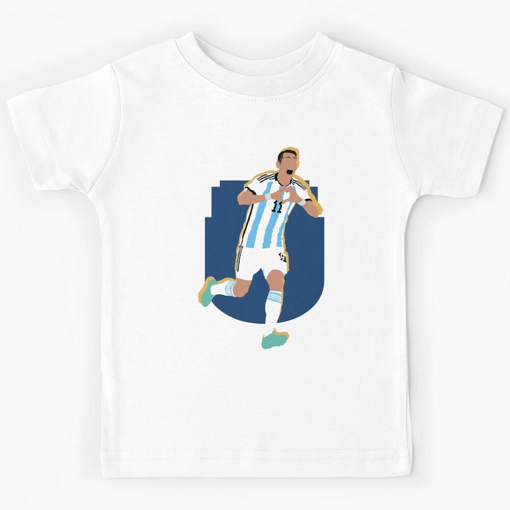 Angel Di Maria, Argentina vs France WC Final 2022 Collage Kids T-Shirt 150