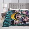 ZOEY HUNTRX - HUNTRIX K-Kpop D-Demon H-Hunters Flannel Throw Blankets  Blanket for Home Outdoor Warm Bed Rug,