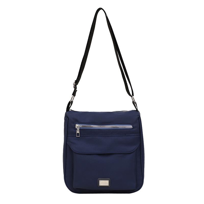 

Нейлонова тканина великої місткості жіноча повсякденна сумка 2024 нова проста багатофункціональна сумка через плече жіноча сумка синій