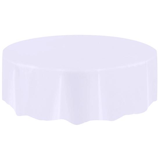 Plastic Waterproof Large Wedding Party Disposable Circular Table Cloth Cover