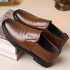 Fashion 2025 New Designer Fashion Non-slip Soft Leather Shoes for Men Solid Color Spring Autumn Causal Dress Shoes Man