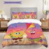 Spongebob Patrick Kite Threepiece Set 1 Duvet Cover 2 Pillowcase Without Core Soft And Comfortable Christmas Birthday Gift