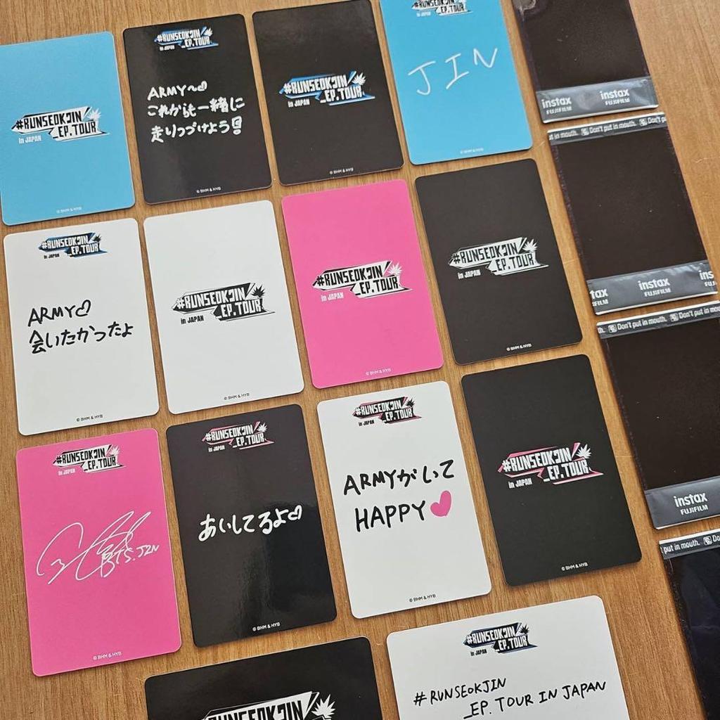 [USED] Complete RUNSEOKJIN in JAPAN trading card instant photo